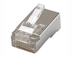 Photo FICHE RJ45 CAT6 A SERTIR+PEIGNE | Ref : 920880
