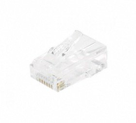 Photo FICHE RJ45 N/B A SERTIR CAT5E | Ref : 920820