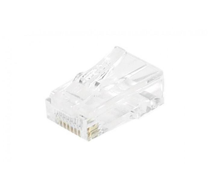 Photo FICHE RJ45 N/B A SERTIR CAT5E SACHET DE | Ref : 920830