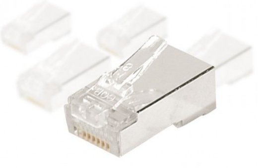 Photo SACHET(X10)CONNECTEUR RJ45 CAT6 CABLE RI | Ref : 920817