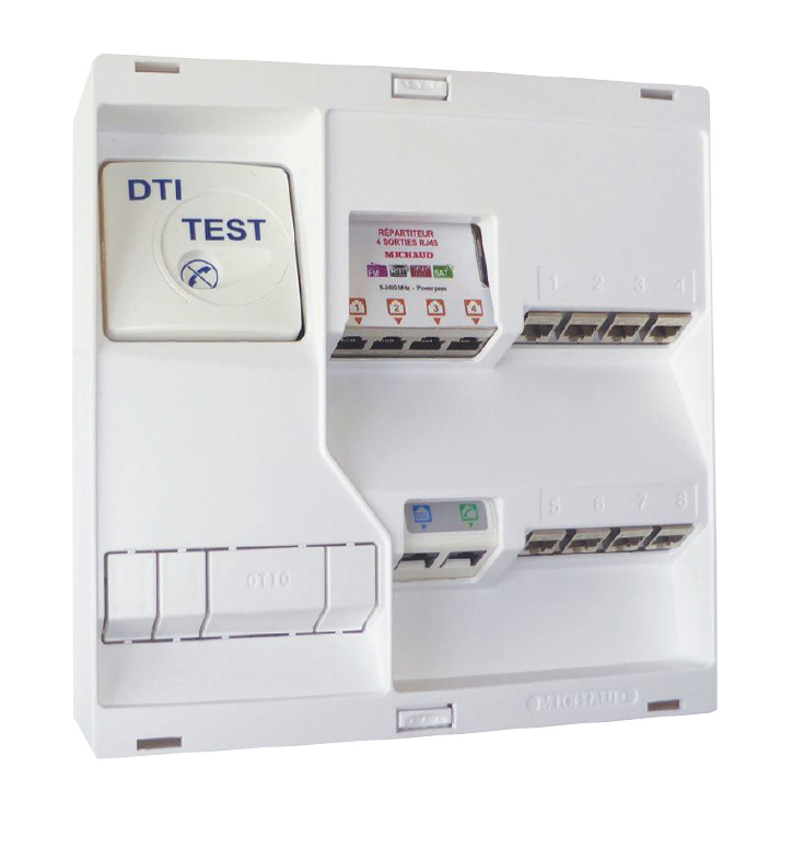 Photo TABLEAU DE COMMUNICATION NO GRD1 - 4 RJ | Ref : LB106