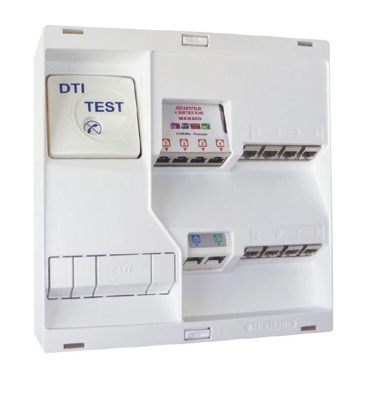 Photo COFFRET DE COMMUNICATION TDC NEO GRD1-8RJ45 | Ref : LB108