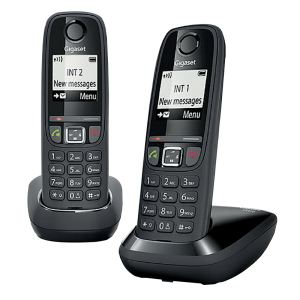 SYSTORM Tel dect noir as470 duo sans fil gigaset 284537