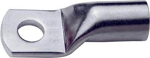 Photo Cosse tubulaire droite en inox de section 4 � 6 mm� - bornage M6. pour le raccordement de c�ble BT haute temp�rature: 6mm�. Conditionn� en boite de 100 pi�ces. | Ref : 81V/6