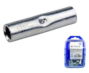 Photo Boite de 6 manchons tubulaire en cuivre 50 mm, selon NFC 20-130 | Ref : BMNF50