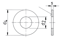 Vignette 3 produit Ref : CS6-30 | Rondelle bi m�tal 30x6,5x1,8mm