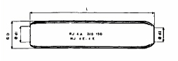 Vignette 3 produit Ref : RJ4A240 | Manchon alu pour c�bles alu BT et HTA, section �gale 240mm� (XGB8M 240) -6732152