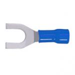 KLAUKE FRANCE Boite de 100 cosses pr-isoles bleues  plage ronde section 1.5  2.5mm bornage m5. corps en cuivre tam. manchon isolant en pvc auto extinguible ul94-v0 dote du systme easy entry qui permet une introduction aise du fil. B630C/5E