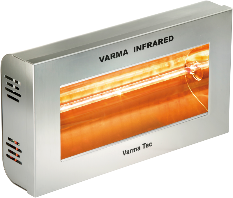 Photo Chauffage IRC VARMA 400 INOX BRILLANT 1500 W | Ref : OS07IRC10