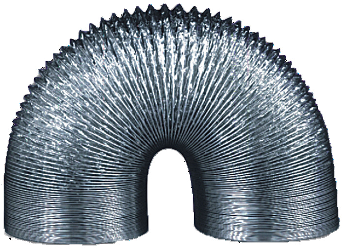 Photo Gaine souple aluminium pour r�seau de ventilation Diam 125mm 10m | Ref : GAS125/M1-10M