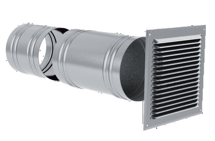 Photo TUBE 125 + GRILLE TELESCO | Ref : OS16VT142