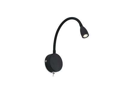 Photo Loke Led Applique Lecteur Noir | Ref : 41020