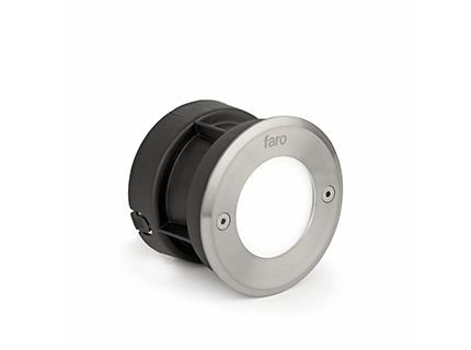 Photo Led-18 Lampe Encastrable Ronde Inox 3000 | Ref : 71498N