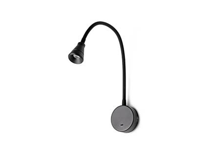Photo Bel Led Applique Lecteur Noir | Ref : 41030