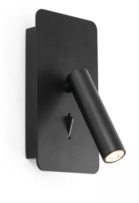 Photo Suau Led Lampe Applique Noire Usb | Ref : 62116