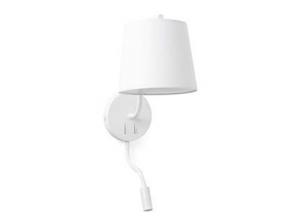 FARO Berni lampe applique blanche avec lecteu 29329