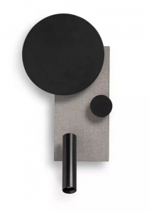 FARO Klee led lampe applique droite gris avec 20065