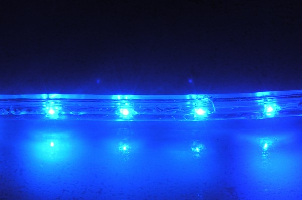 Photo Cordon lumineux fixe touret 30 m LED Bleues - 36 LED/m - 230 V (livr sans accessoire) | Ref : 058912