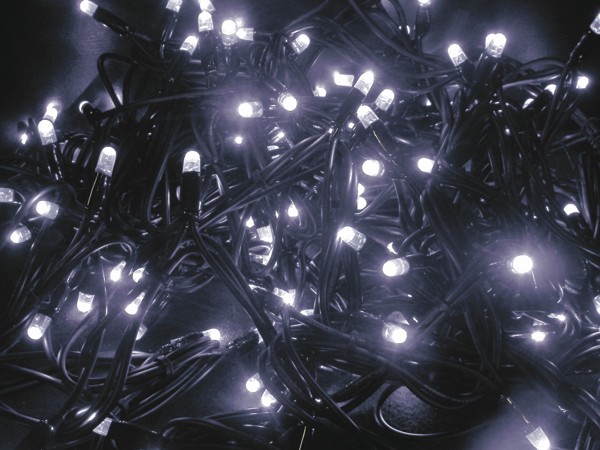 Photo Guirlande 20m 200 LED Blanc anim� 230V | Ref : 059076BL