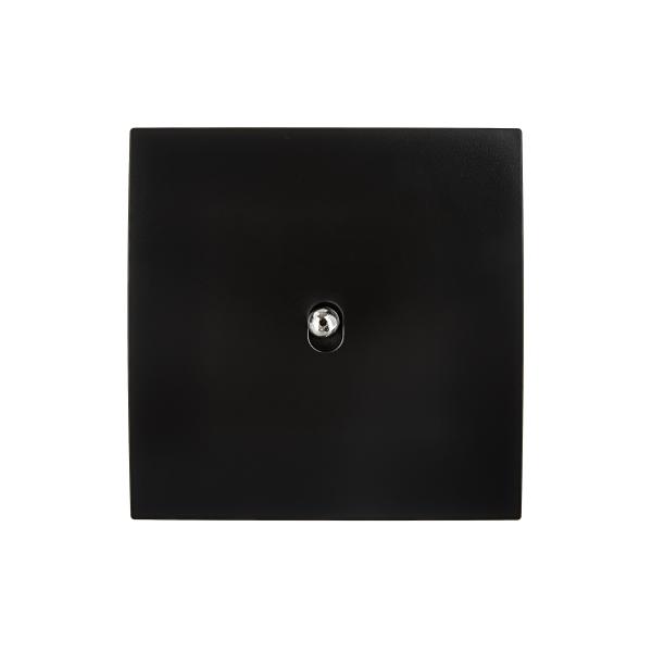 Photo Faade Karo Satin Noir 1 basculeur | Ref : 131208