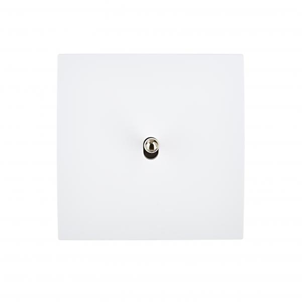 Photo Façade Karo Satin Blanc 1 basculeur | Ref : 131210