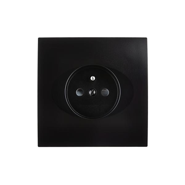 Photo Faade Karo Satin Noir PC 2P+T | Ref : 190208