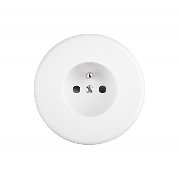 Photo Faade Iris Satin Blanc PC 2P+T | Ref : 190351