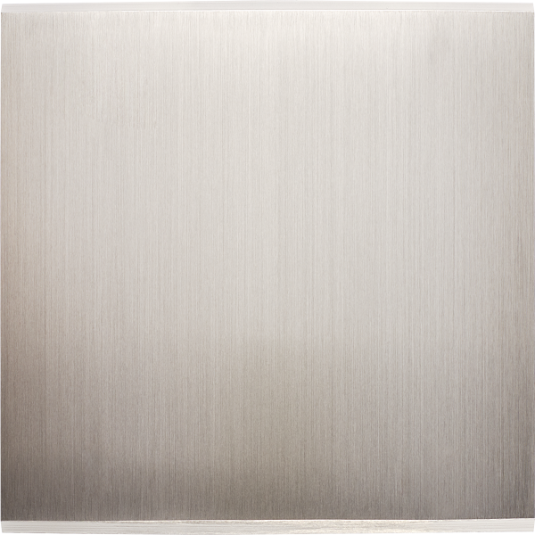 Photo Faade Confidence Laiton  Nickel Satin longue Satin simple 1 MEDIA sans vis | Ref : 192418M