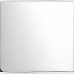 MODUL (MODELEC) Faade confidence laiton  chrome simple 1 basculeur sans vis 131415M