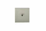 MODUL (MODELEC) Faade confidence laiton  nickel satin longues simple 1 basculeur sans vis 131418M