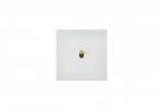 MODUL (MODELEC) Faade confidence laiton  blanc email simple 1 basculeur sans vis 131424M