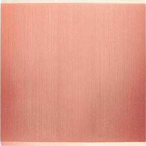 MODUL (MODELEC) Faade confidence laiton cuivre satin simple 2 basculeurs sans vis 132423M