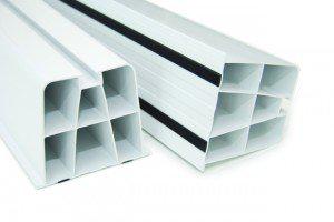 MC DISTRIBUTION Support mini pvc blanc l.450 14050/PR450M