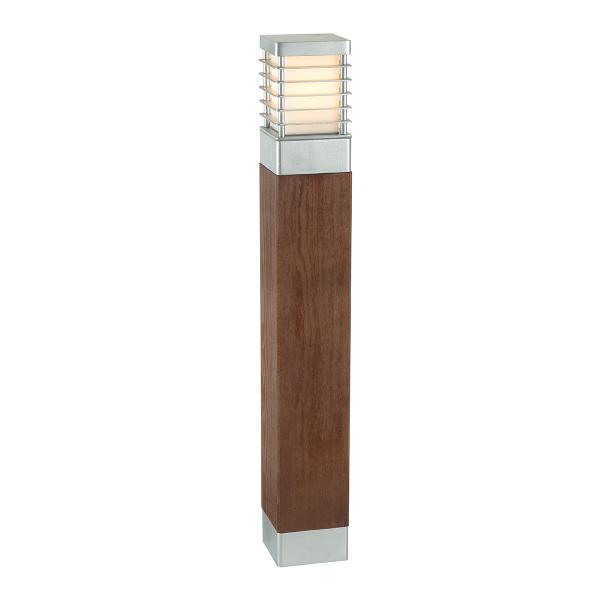 Photo halmstad galvanise bois 42w halogene/e27  clii ip55 850mm opale | Ref : 1410GA