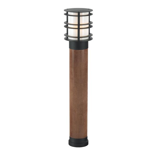 Photo stockholm noir bois 42w halogene/e27 clii ip55 850mm opale | Ref : 1420SV