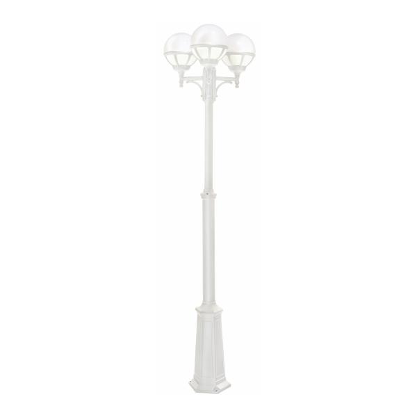 Photo bologna blanc 3x 42w halogene/e27 ip44 | Ref : 365VI        