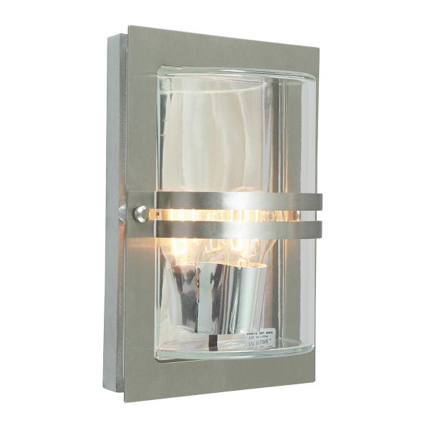 Photo basel inox 53w halogene/e27 ip54 verrerie claire | Ref : 660ST        
