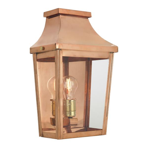Photo chelsea 26cm cuivre massif 53w halogene/e27 ip44 applique | Ref : 963KO