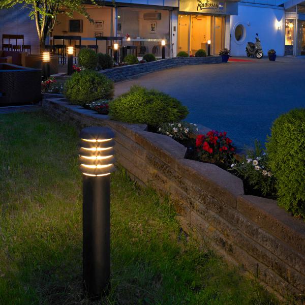 Vignette 2 produit ALTA NOIR 85CM 10W LED 3000K CL IP65 IK1 | Ref : 1479SV