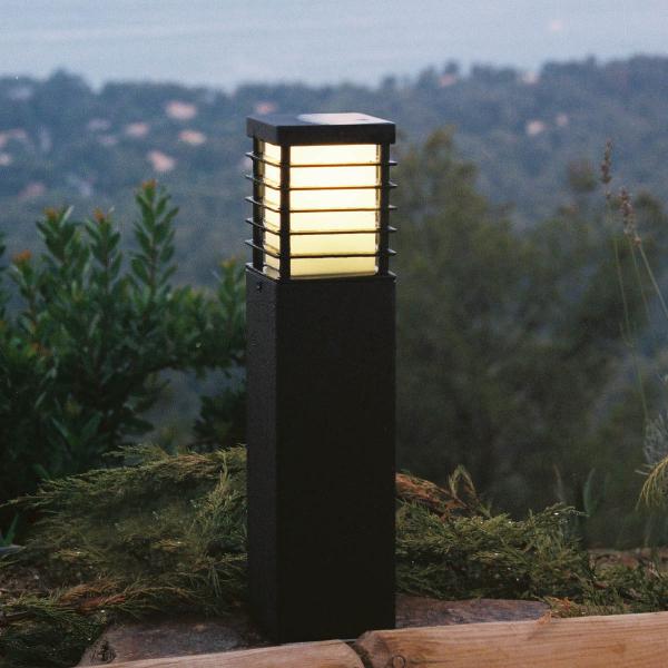 Vignette 2 produit halmstad noir 42w halogene/e27  clii ip55 490mm opale | Ref : 295SV        