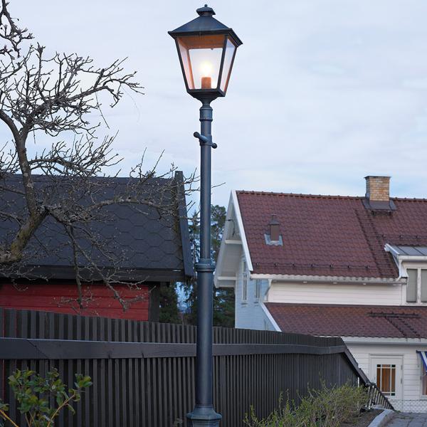 Vignette 2 produit london big noir 1x70w halogene/e27 ip44 | Ref : 491SV        
