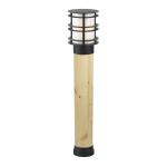 NORLYS Stockholm bois brut noir e27 46w halo. i 1423SV