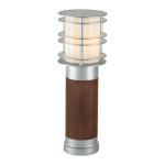 NORLYS Stockholm galvanise bois 42w halogene/e27  clii ip55 490mm opale 1430GA