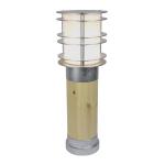 NORLYS Stockholm bois brut galva e27 46w halo. 1433GA