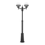 NORLYS Bologna noir 2x42w halogene/e27 ip44 verrerie teintee 362SV        