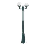 NORLYS Bologna noir 2x42w halogene/e27 ip44 verrerie opale 363SV        