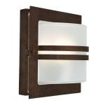 NORLYS Bern rouille 42w halogene/e27 ip54 verrerie givree 651RO