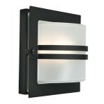 NORLYS Bern noir 42w halogene/e27 ip54 verrerie givree 651SV        