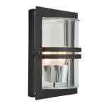 NORLYS Basel noir 53w halogene/e27 ip54 verrerie claire 660SV        