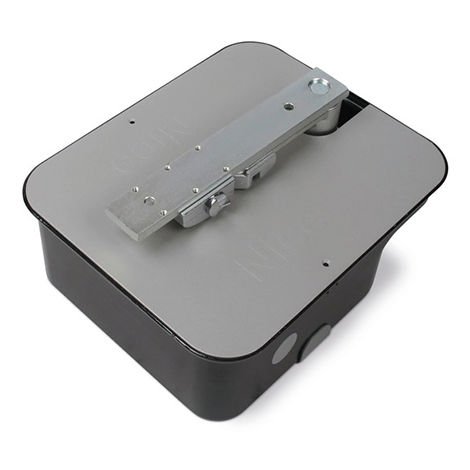 Photo Oprateur pour portail battant. Irrversible 24 Vcc, avec encodeur magntique, muni de levier de transmission et bute mcanique en fermeture | Ref : MFAB3024